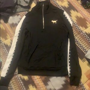 Pink size XS quarter zip